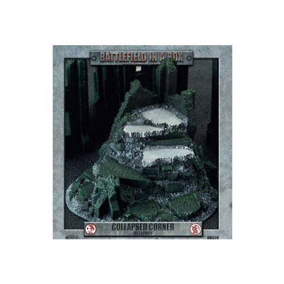 Battlefield in a Box: Gothic Battlefields - Collapsed Corner - Malachite (x1) - EN-BB629