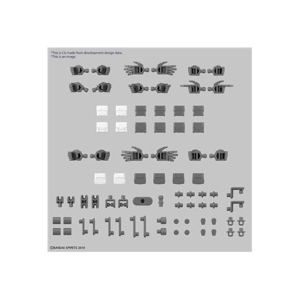 30MM 1/144 Option Parts Set 12 (Hand Parts /Multi-Joint)-MK65115