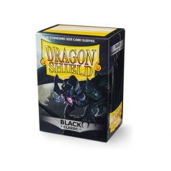 Dragon Shield Standard Sleeves - Black (100 Sleeves)-AT-10002