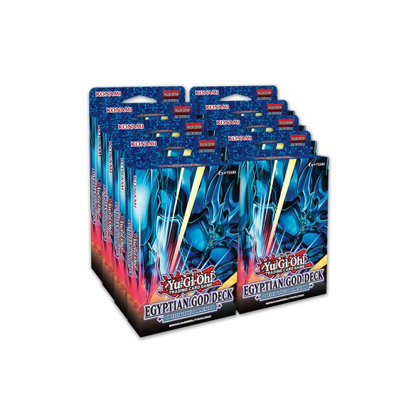 YGO - Egyptian God Deck: Obelisk the Tormentor Display (8 Decks) - EN-YGO-EGDOTT-EN