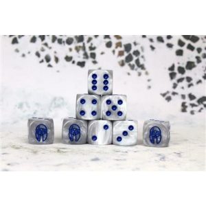 Conquest - Baron of Dice: City States Faction Dice on Gray swirl Dice-PBW8521