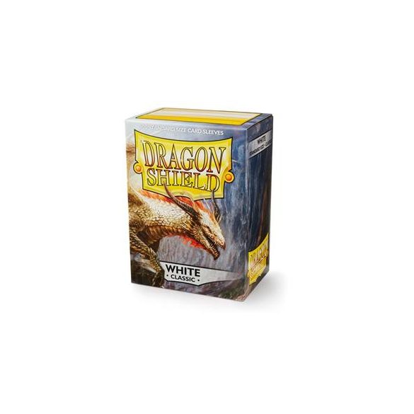 Dragon Shield Standard Sleeves - White (100 Sleeves)-AT-10005