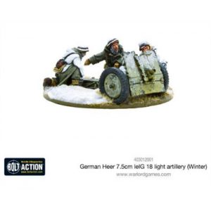 Bolt Action - German Heer 7.5cm leIG 18 light artillery (Winter) - EN-403012001