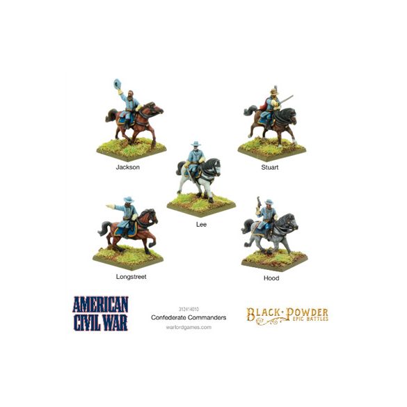 Black Powder Epic Battles - American Civil War Confederate Commanders - EN-312414010