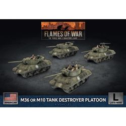 Flames of War: M36 and M10 Tank Destroyer Platoon (x4 Plastic) - EN-UBX89