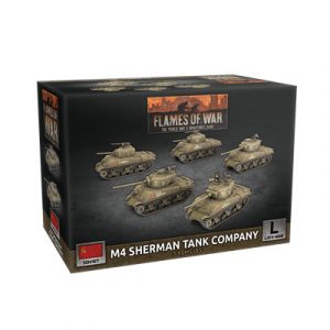 Flames of War: M4 Sherman Tank Company (x5 Plastic) - EN-SBX84