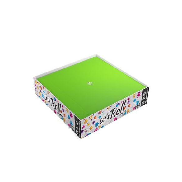 Gamegenic - Magnetic Dice Tray Square Black/Green-GGS60048ML