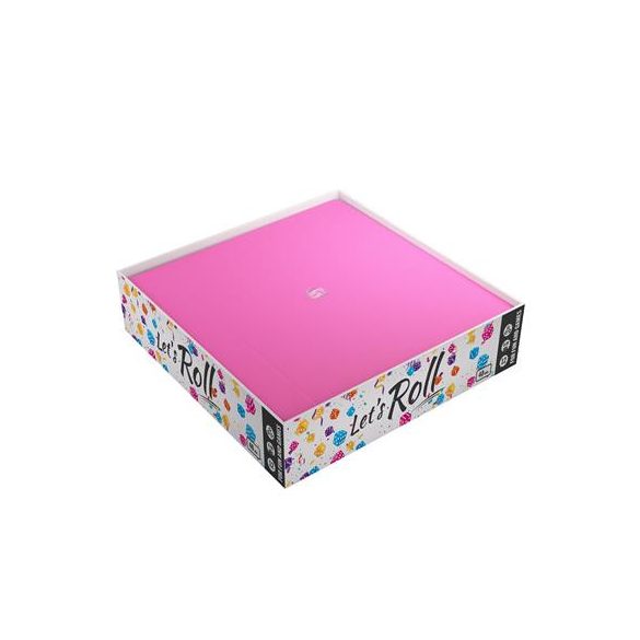 Gamegenic - Magnetic Dice Tray Square Black/Pink-GGS60049ML