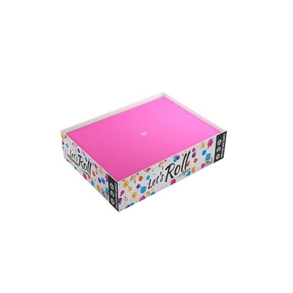 Gamegenic - Magnetic Dice Tray Rectangular Black/Pink-GGS60055ML