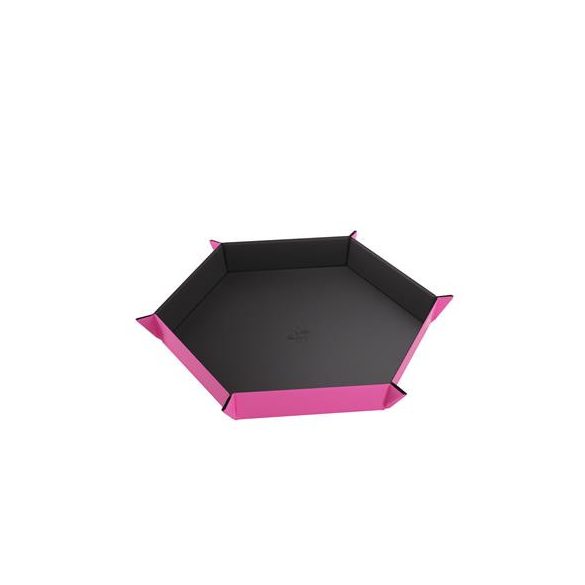 Gamegenic - Magnetic Dice Tray Hexagonal Black/Pink-GGS60061ML