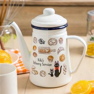 Enamel Tea Pot Viennese pastries 1,1l - Kiki's Delivery Service-SKATER-59263