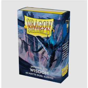 Dragon Shield Japanese size Matte Dual Sleeves - Wisdom (60 Sleeves)-AT-15157