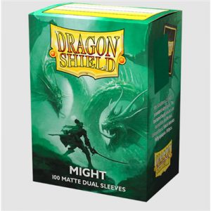 Dragon Shield Standard size Matte Dual Sleeves - Might (100 Sleeves)-AT-15058