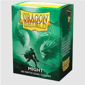 Dragon Shield Standard size Matte Dual Sleeves - Might (100 Sleeves)-AT-15058