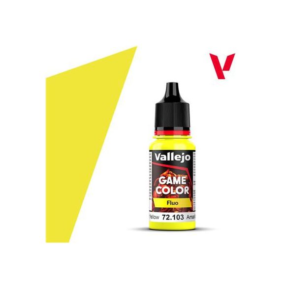 Vallejo - Game Color / Fluo - Fluorescent Yellow-72103