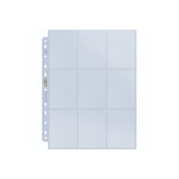 UP - Platinum 9-Pocket Pages (11 Hole) Display (100 Pages)-83423