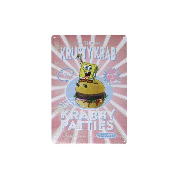 SpongeBob Krusty Krab Tin Sign-V-SB11