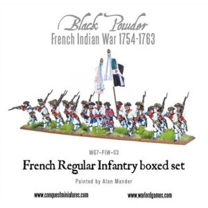 Black Powder French Indian War - French Regular Infantry - EN-WG7-FIW-03