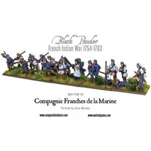 Black Powder French Indian War - French Compagnie de la Marine - EN-WG7-FIW-04