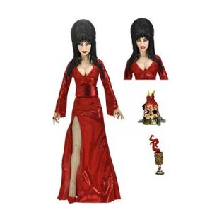 Elvira – 8” Clothed Action Figure – Elvira Red, Fright, and Boo-NECA56080