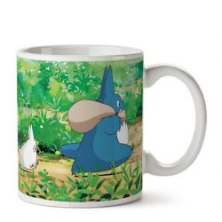 Mug Ghibli 08 - Totoro white and blue - My neighbor Totoro-SMUGGH08