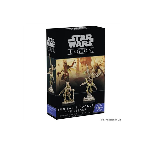 Star Wars Legion: Sun Fac & Poggle the Lesser Commander Expansion - EN-SWL116