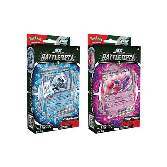 PKM - Chien-Pao/Tinkatonex Battle Deck Display (6 Decks) - EN-290-86240