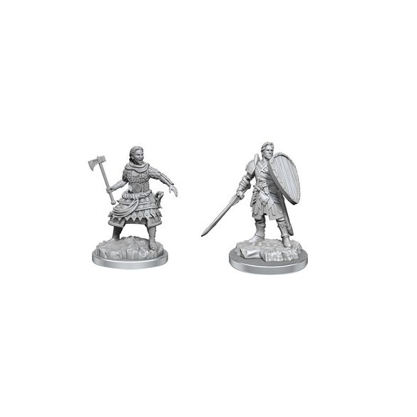 D&D Nolzur's Marvelous Miniatures: Human Fighters - EN-WZK90639