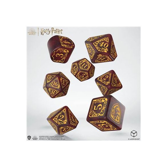 Harry Potter. Gryffindor Modern Dice Set - Red-190142/2023/1/A