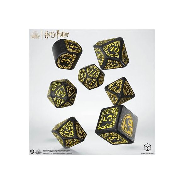 Harry Potter. Hufflepuff Modern Dice Set - Black-190142/2023/4/A