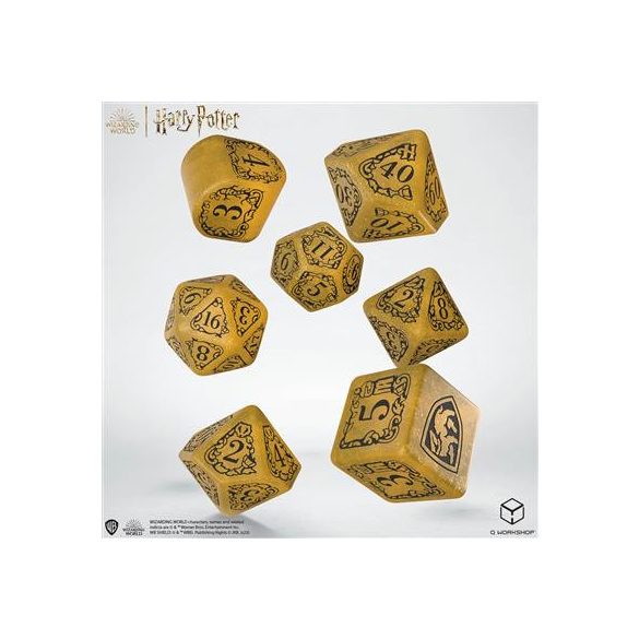 Harry Potter. Hufflepuff Modern Dice Set - Yellow-190142/2023/4/B