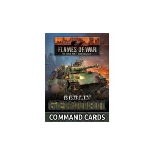 Flames Of War: Berlin: German Command Cards - EN-FW273C
