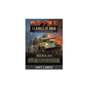 Flames Of War: Berlin : German Unit Cards - EN-FW273U