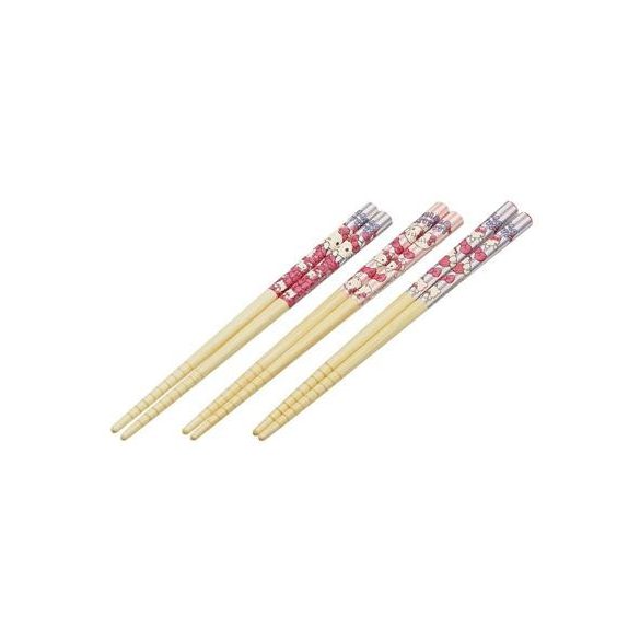 3 pairs Bamboo Chopsticks set - Hello Kitty-SKATER-HK-30878