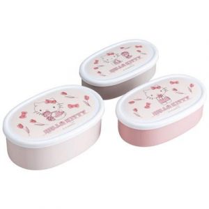 Set of 3 Lunch Box Kittty-chan - Hello Kitty-SKATER-HK-59868