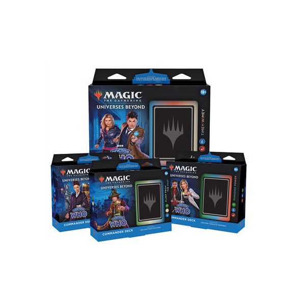 MTG - Doctor Who Commander Deck Display (4 Decks) - DE-D23631000