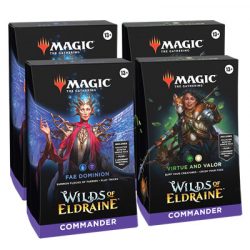 MTG - Wilds of Eldraine Commander Deck Display (4 Decks) - IT-D24701030