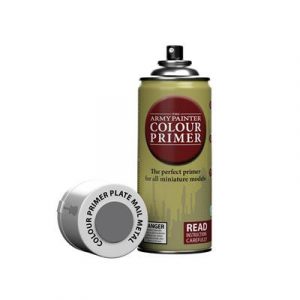 The Army Painter - Colour Primer - Plate Mail Metal-CP3008