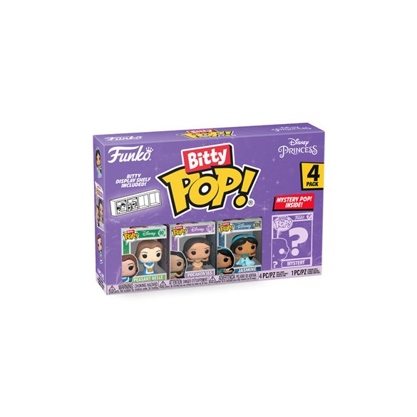 Funko Bitty POP! Disney Princesses - Belle (3+1 Mystery Chase)-FK73028