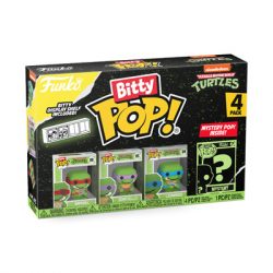 Funko Bitty POP! TMNT Retro/Classic - 8-Bit (3+1 Mystery Chase)-FK71510