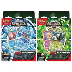 PKM - Deluxe Battle Decks Quaquaval ex/ Meowscarada ex Display (6 Units) - EN-290-87258