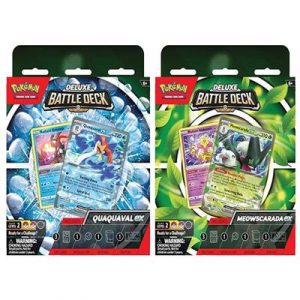 PKM - Deluxe Battle Decks Quaquaval ex/ Meowscarada ex Display (6 Units) - EN-290-87258