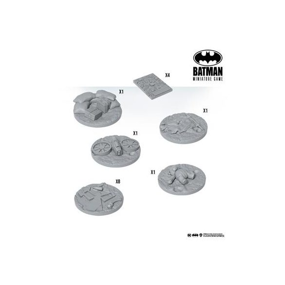 Batman Miniature Game: Soldiers Of Fortune Markers - EN-ACC0069