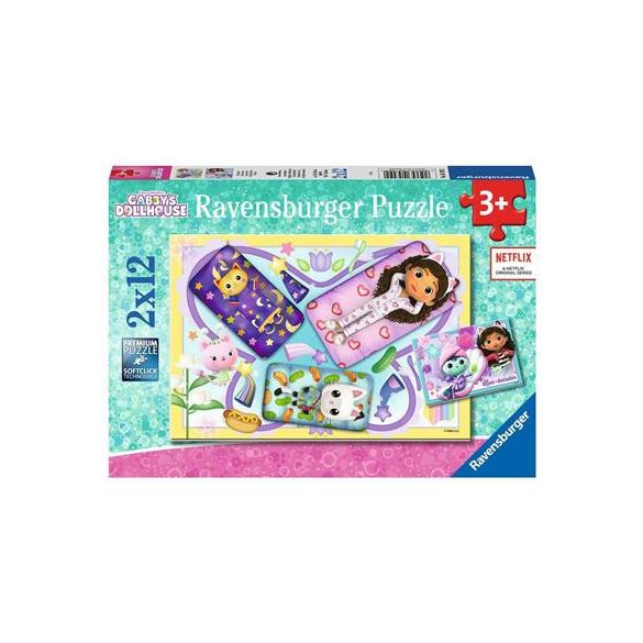 Ravensburger Puzzle - Gabby's Dollhouse 2x12pc-05709