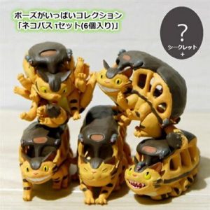 Collection Cat Bus Assorted 6 Figurines - My Neighbor Totoro-Benelic-43527