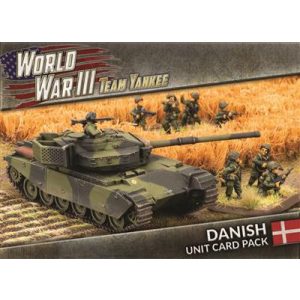 World War III: Team Yankee - Danish Unit Cards (28x Cards) - EN-WW3-08D