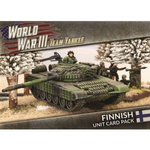 World War III: Team Yankee - Finnish Unit Cards (33x Cards) - EN-WW3-08F