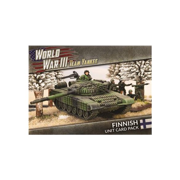 World War III: Team Yankee - Finnish Unit Cards (33x Cards) - EN-WW3-08F