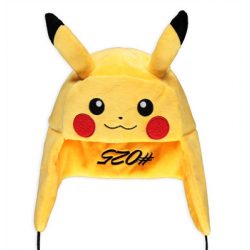 Pikachu Plush Trapper Hat (male Shape)-NH265275POK-58