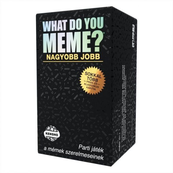 What do you meme? Nagyobb jobb kiadás BONTOTT társasjáték